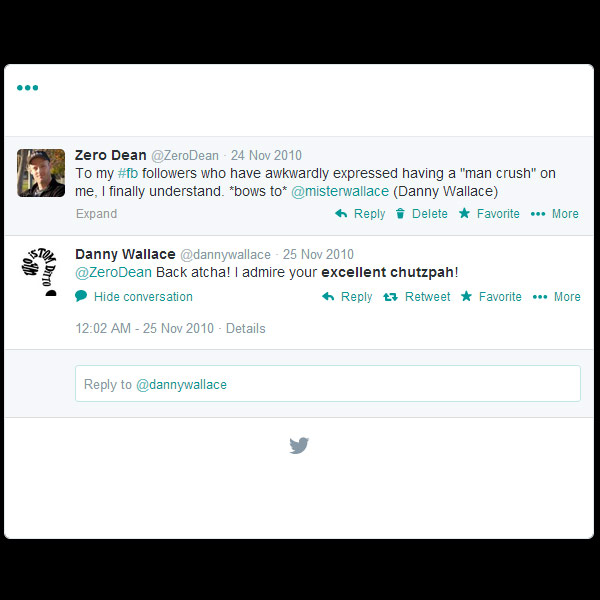 danny-wallace-admires-my-excellent-chutzpah-zero-dean