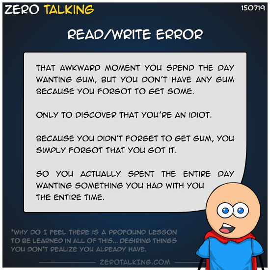 read-write-error-zero-dean